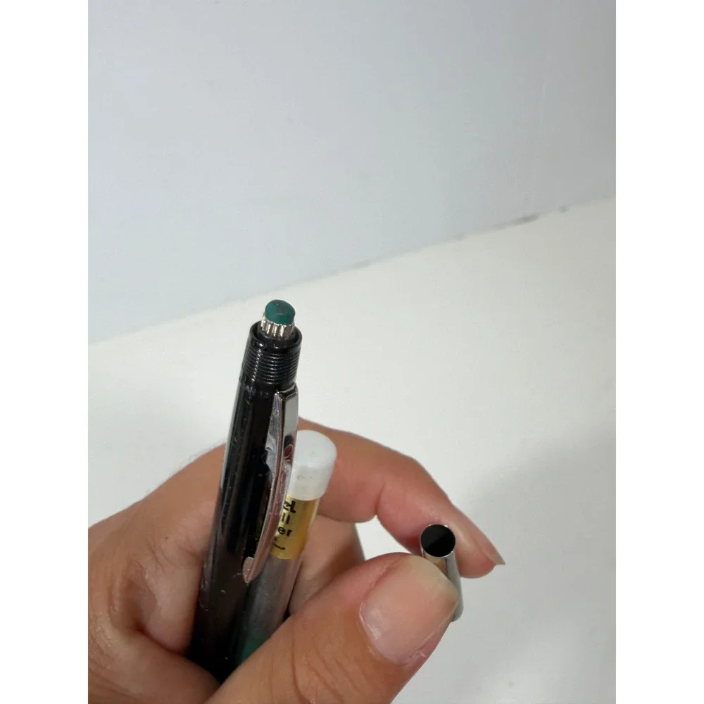 Pentel‎ P225 Sharp Mechanical Pencil 0.5mm Black w HB Lead Refills and Erasers